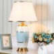 Ceramic Base Lamp Bedroom Study Lighting Modern Table Lamp Creative Desk Light