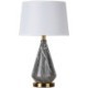 Simple Ceramic Base Lamp Living Room Bedroom Study Light Modern Table Lamp Marble Texture Desk Light