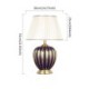 Elegant Lamp Bedroom Study Light Contemporary Table Lamp Ceramic Base Desk Light