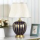 Elegant Lamp Bedroom Study Light Contemporary Table Lamp Ceramic Base Desk Light