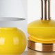 Ceramic Study Bedroom Lighting Yellow Table Lamp