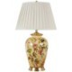 Flower Bird Glaze Lamp Ceramic Base Lighting Living Room Bedroom Light Modern Table Lamp