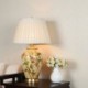 Flower Bird Glaze Lamp Ceramic Base Lighting Living Room Bedroom Light Modern Table Lamp