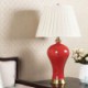 Classical Flow Glaze Light Ceramic Base Lamp Bedroom Living Room Light Modern Table Lamp