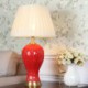 Classical Flow Glaze Light Ceramic Base Lamp Bedroom Living Room Light Modern Table Lamp