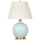 Simple Lotus Pattern Light Ceramic Base Desk Lamp Living Room Bedroom Light Modern Table Lamp