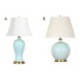 Simple Lotus Pattern Light Ceramic Base Desk Lamp Living Room Bedroom Light Modern Table Lamp