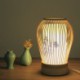 Teahouse Lighting Hollow Shade Bamboo Table Lamp Simple Bedside Desk Lamp