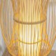 Creative Desk Lamp Bedside Writing Desk Light Elliptical Bamboo Table Lamp