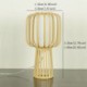 Modern Simple Desk Lamp Style Lighting Hand Woven Bamboo Table Lamp