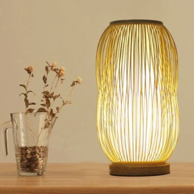 Creative Bamboo Desk Lamp Study Room Tearoom Lighting Simple Bardian Table Lamp