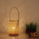 Modern Creative Bedside Desk Lamp Bedroom Study Room Teahouse Lighting Bamboo Basket Table Lamp