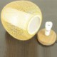 Bedside Hand Woven Lighting Simple Table Lamp Egg Shape Bamboo Desk Lamp