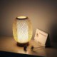 Bamboo Desk Lamp Cocoon Shape Table Lamp Living Room Decorative Light