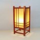 Bottom Hollowed Table Lamp Wooden Table Lamp Classical Lighting