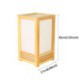 Creative Wooden Table Lamp Bedside Study Decorative Table Light Square Table Lamp