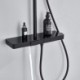 Exposed Pipe Mixer Faucet Sets for Thermostatic Rain Shower Systems