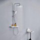 Exposed Pipe Mixer Faucet Sets for Thermostatic Rain Shower Systems