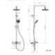 Bathroom Shower Faucet Set with Chrome-Color Thermostatic Shower System