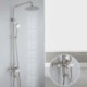 Shower Faucet Set Thermostatic Stainless Steel Shower Faucet System