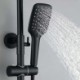 Rainfall Shower Set Thermostatic Shower Faucet System Chrome/ORB/Black Colors Available