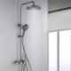 Matte Black Rainfall Shower System with High Pressure 10 Inch Shower Head