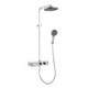 Self-Powered LED Display 10 Inch Rainfall Shower Head With Handheld Spray