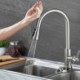 Stainless Steel Kitchen Tap With Touch Switch Modern Touch Sensor Kitchen Faucet