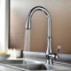 Chrome Pull Out Touch Sensor Kitchen Faucet With Touch Switch Tap