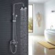 Simple Modern Chrome Plating Bathroom Shower Faucet