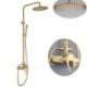 Brass Brushed Classic Shower Set Shower Faucet System