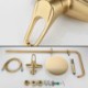 Brass Brushed Classic Shower Set Shower Faucet System