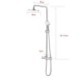 8 Inch Shower Head Unique Push Button Switch Shower System Modern Brass Shower Faucet Set