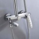 Colors Available for Modern Shower Faucet System Bathroom Shower Faucet Set Chrome/Chrome+White/ORB