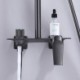 Exposed Rainfall Bathroom Shower Faucet Set Wall Mounted Shower Faucet System