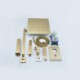 Concealed Installation Brushed Gold Shower Faucet System (Embedded Box Included)