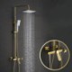 Bathroom Exposed Shower Faucet Brass Shower Faucet Set