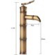 Water Pump Bathroom Faucet Bamboo Style Bathroom Faucet Antique Brass Finish Bathroom Sink Tap