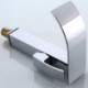 Chrome Finished Modern Bathroom Sink Faucet Simple Waterfall Basin Tap