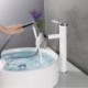 Swivel Bathroom Countertop Faucet with Pull-Out Basin Mixer (Tall)