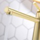 Simple Style Bathroom Basin Tap with Brushed Gold Vessel Sink Faucet