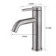 Stainless Steel Sink Faucet with Rotation (Short)