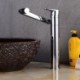 Modern Round Bathroom Vessel Sink Tap Chrome Swivel Basin Faucet