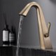 Single Hole Bathroom Sink Faucets Modern Deck Mounted Single Handle Vanity Sink Faucets