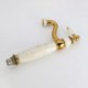 ALL Copper Natural White Stone Basin Lavatory Faucet Luxury Stone Bathroom Faucet