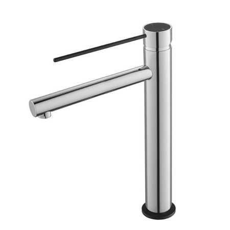 Modern Design Single Handle Single Hole Basin Faucet 10.6 Inch Bathroom Sink Faucet