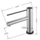 Bathroom Basin Sink Faucet with Single Lever and Single Hole