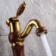 Bathroom Sink Faucet Basin Mixer Tap Faucet in Antique Brass