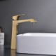 Brass Square Vessel Sink Faucet with Modern Basin Mixer Tap