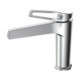 Brass Single Handle Vanity Sink Faucet with Single Hole for Bathroom Sink